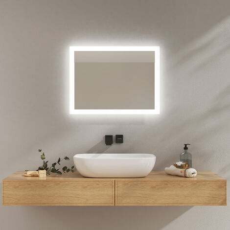 Luz de espejo de baño LED, lámpara de espejo de pared de tocador de 14 W,  luces de metal dorado, aplique moderno sobre el gabinete del espejo