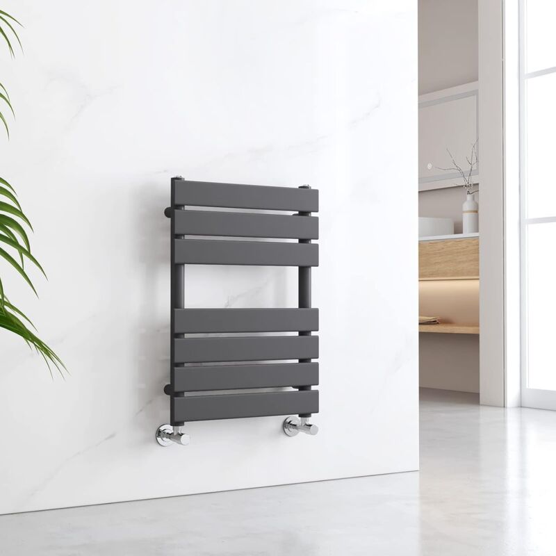Image of Flat Panel Heated Towel Rail Anthracite&hellip;