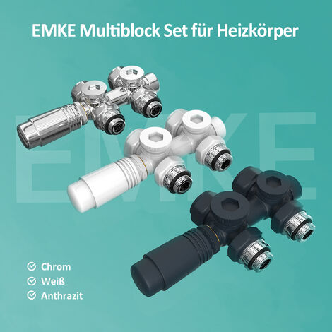 Hahnblock Multiflex F Schwenkbar G ¾ ÜM x G ¾ Eurokonus - Oventrop GmbH &  Co. KG
