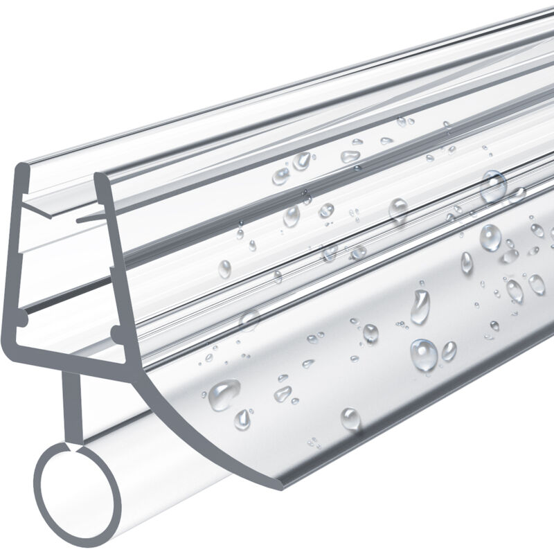 Emke - Joint de douche pour 7-8mm de verre Joint de douche en pvc porte de douche ou cabine de douche joint, modèle 2, 100cm 1 pièce