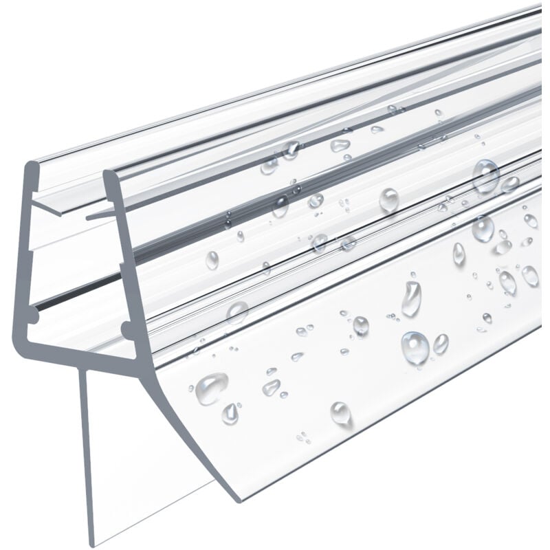 Emke - Joint de douche pour 4-6mm de verre Joint de douche en pvc porte de douche ou cabine de douche joint, modèle 3, 80cm 2 pièce