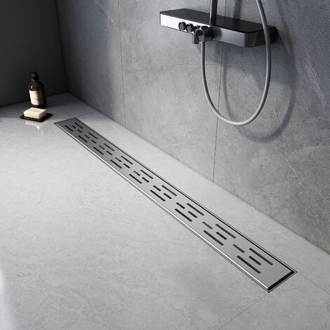 Luxe 26 in. Stainless Steel Linear Shower Drain - Tile Insert 