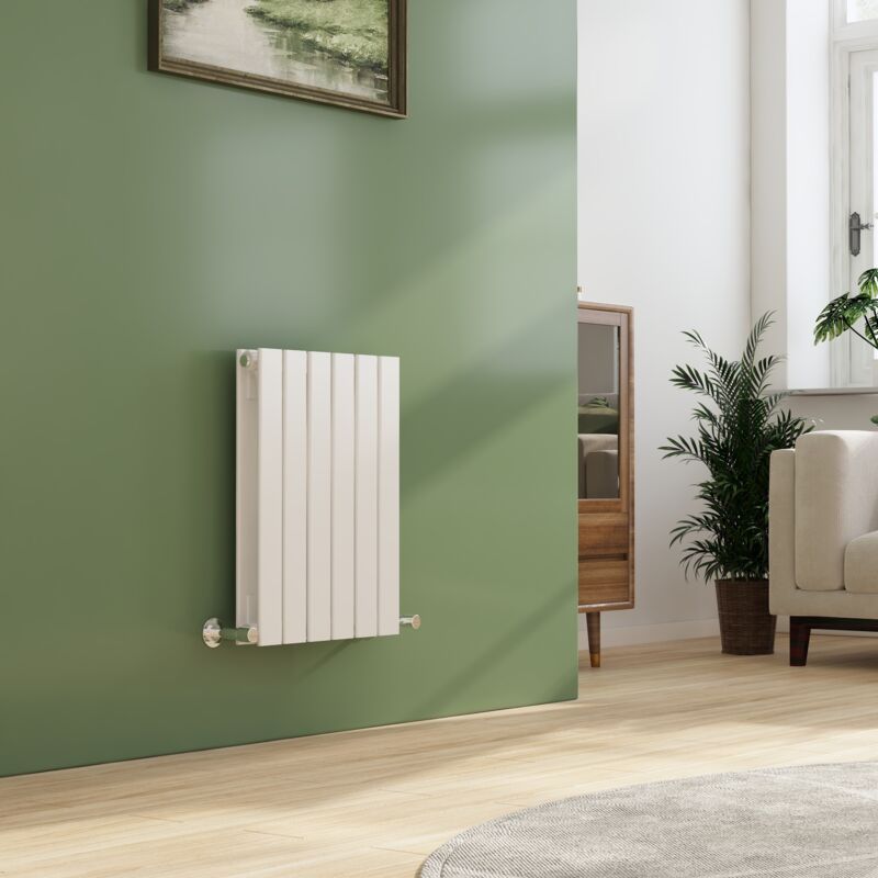 Image of Modern Small Horizontal Double White Radiator&hellip;