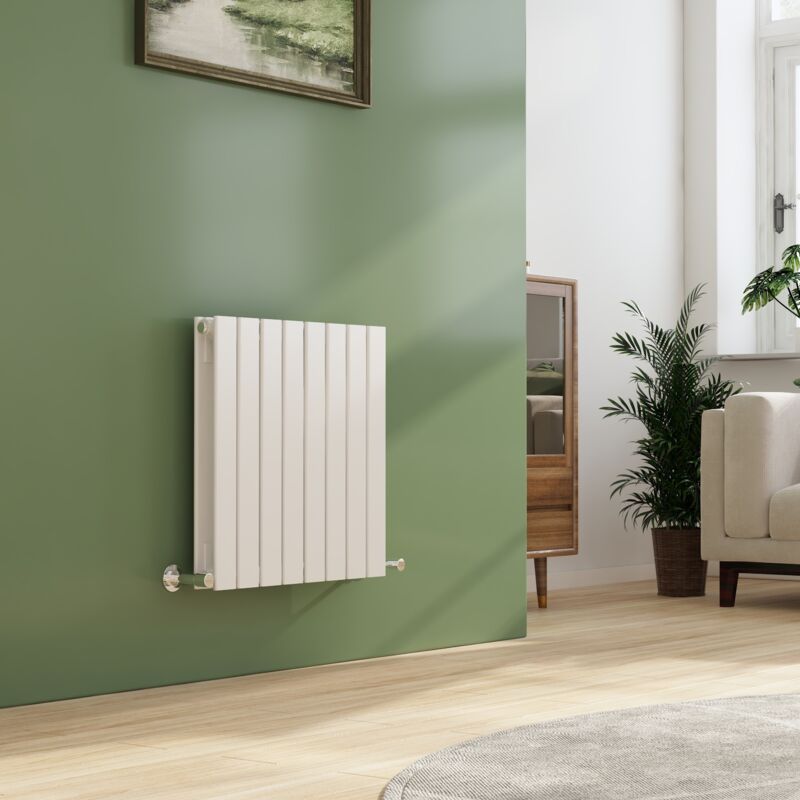 Image of Modern Small Horizontal Double White Radiator&hellip;