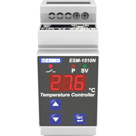 Emko ESM-1510-N 2-Punkt-Regler Temperaturregler Pt100 -50 bis 400 °C Relais 5 A (L x B x H) 62 x 35