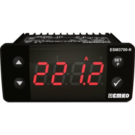 Emko ESM-3700 display digitale incassato nero IP65