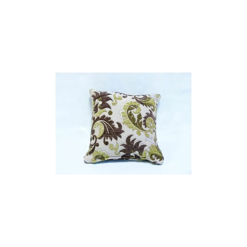 S.green - Emma Barclay Aspen Floral Embellished Cushion Cover, Moss Green, 43 x 43 Cm
