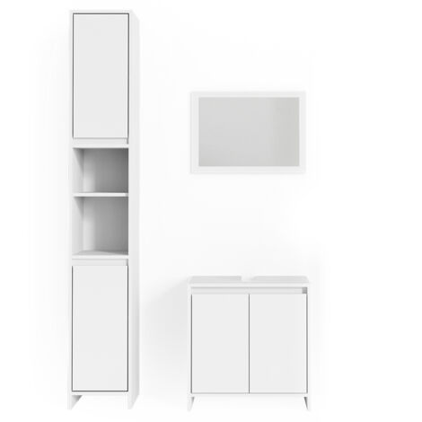 Emma, Bianco, Set di 3, Vicco