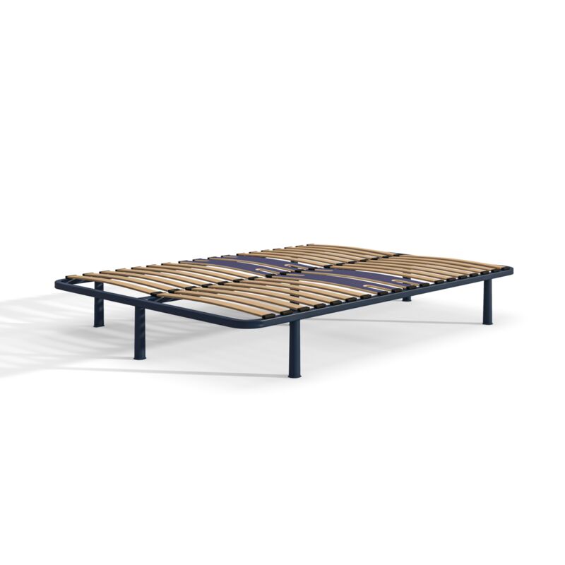 Sommier à lattes fixes 90x190 cm Confort tri-zone optimal Fabrication 100% Française Matériaux éco-responsables - Emma