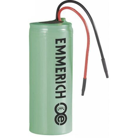 Emmerich LI26650 Pile rechargeable spéciale 26650 avec câble Li-Ion 3.7 V 4500 mAh