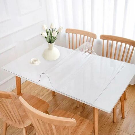 Emmevi Mv S.P.A. – Film protecteur transparent 90cm x 15m – 100 % PVC – Imperméable et résistant à l'huile et à la chaleur – Pour surfaces en bois et verre