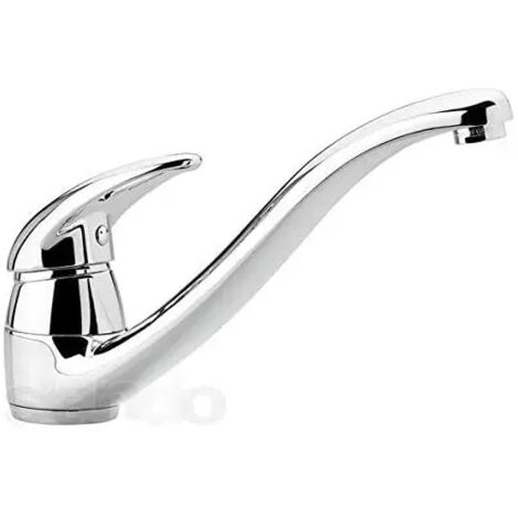 EMMEVI RUBINETTERIE Anubis 7095 Miscelatore Monocomando per Lavello Colore Grigio Avena