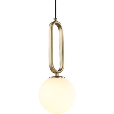 Emo - sfera lattiginosa - lampada a sospensione moderna