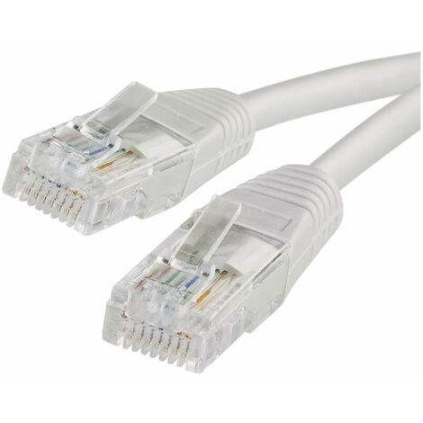 EMOS 15m CAT5e Patchkabel UTP RJ45 Netzwerkkabel, 1Gbit/S Ethernetkabel für LAN, DSL, Switch, Router, Modem, S9127