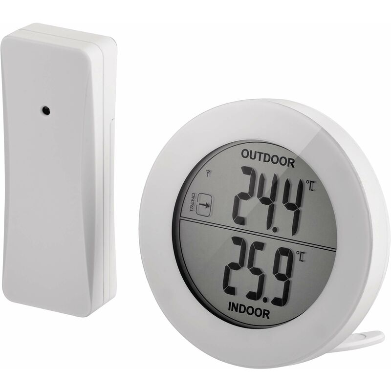 Image of Termometro digitale con sensore esterno, temperatura esterna e temperatura interna con sensore radio wireless, portata 80 m, memory - Emos