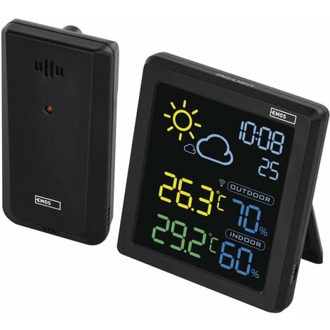 TFA Digitales Innen-Außen-Thermometer Schwarz kaufen bei OBI