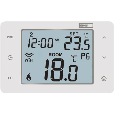 HoWaTech Temperaturregler WLAN Touch 750 weiß, für elektrische  Fußbodenheizung, tuya App