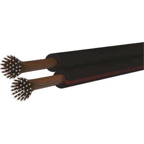 Emos ungeschirmte zweidr athle itung 2 x 0,75 mm nero/rosso, 100 pezzi, s8273