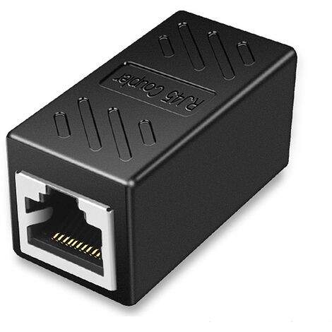 Empalme RJ45 CAT6 UTP Negro