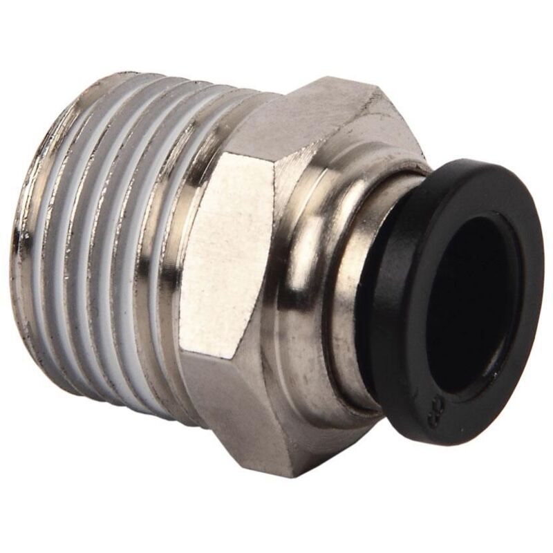 

PLIMPO racor roscado recto t-8, r-1/4 caja 10 unid.