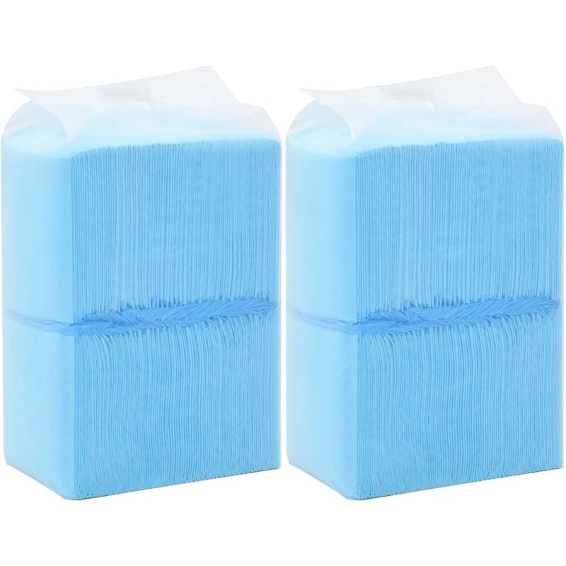 

Empapadores para mascota 200 unidades 45x33 cm textil no tejido - Azul y blanco