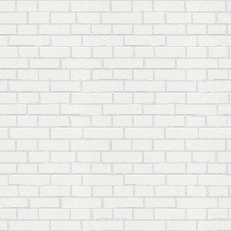 

Empapelado aspecto piedra azulejos 245410 papel pintado no tejido para pintar texturado de aspecto piedra mate blanco 26,5 m2 - Profhome