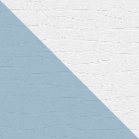 Empapelado aspecto piedra azulejos Profhome 355416 papel pintado no tejido para pintar texturado de aspecto piedra mate blanco 5,33 m2
