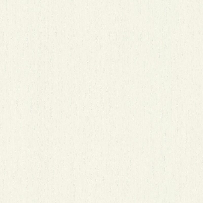 

Empapelado tono sobre tono 342761 papel pintado no tejido ligeramente texturado unicolor mate blanco 5,33 m2 - Profhome