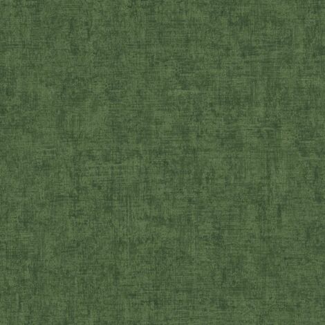 Empapelado tono sobre tono Profhome 373347 papel pintado no tejido ligeramente texturado tono sobre tono mate verde 5,33 m2