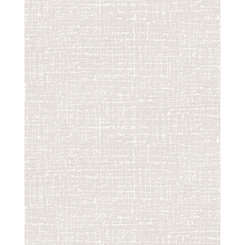 

Empapelado tono sobre tono DE120101-DI papel pintado vinílico estampado en caliente tejido non tejido gofrado tono sobre tono mate blanco 5,33 m2