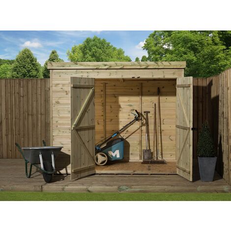 EMPIRE SHEDS Empire 4000 Pent 7x3 double door right