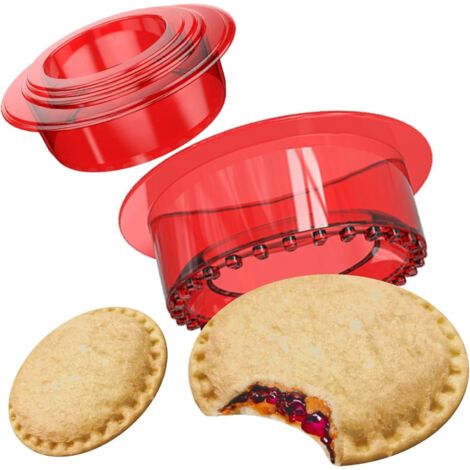 Emporte-pièce à sandwich à faire soi-même - Emporte-pièce à biscuits maison (rouge)