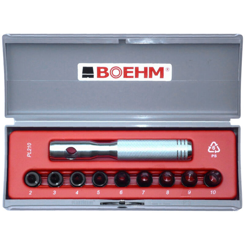 Boehm - Emporte piece de 2 à 10 mm coffret de 9 emporte pieces