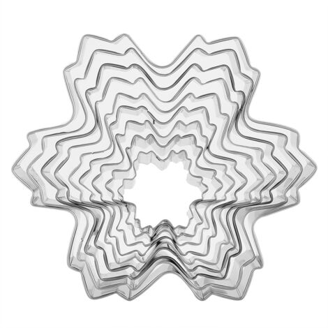 Emporte-pièce Flocon de Neige en Acier Inoxydable pour Biscuits de Noël et Décorations Hivernales