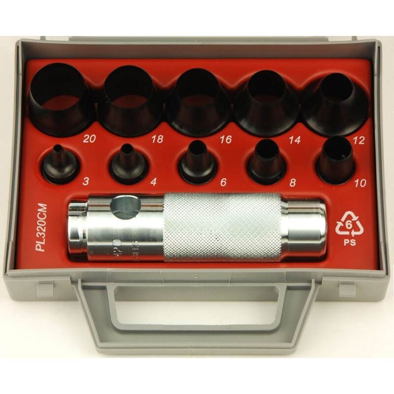 Boehm - Coffret d'emporte pieces decoupe joints de 3 à 20 mm