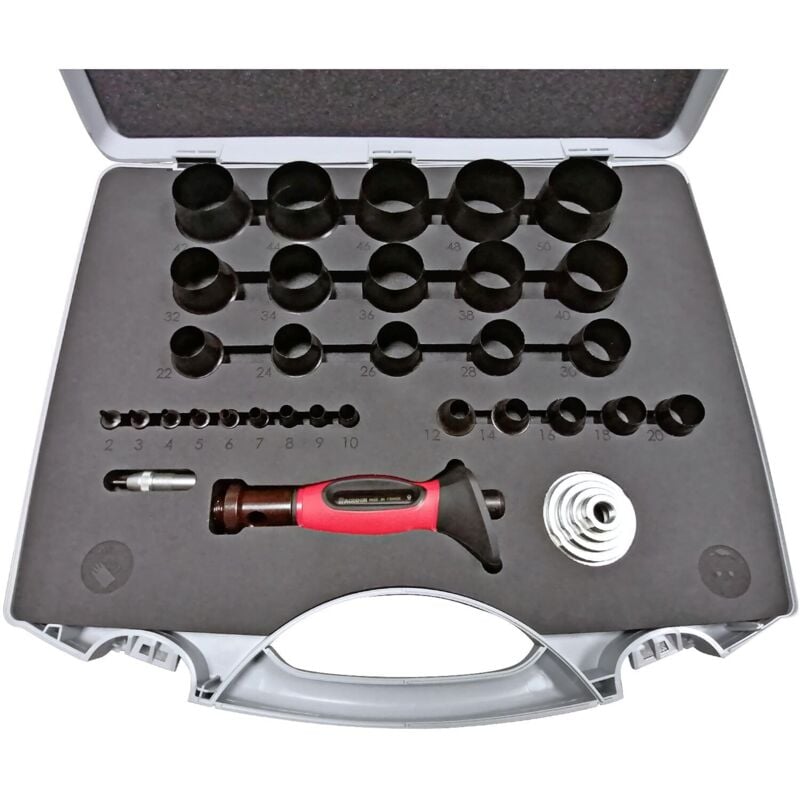 Racodon - Emporte piece jumelable de 2 à 50 poignee amortissante