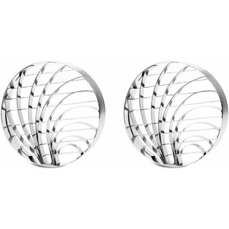 Emporte-pièce pour pain mexicain en acier inoxydable de 10,9 cm, moule double face pour conchas et pan dulce mexicain, coupe-pâte pour pain ou conchas, emporte-pièce pour formes de pain.