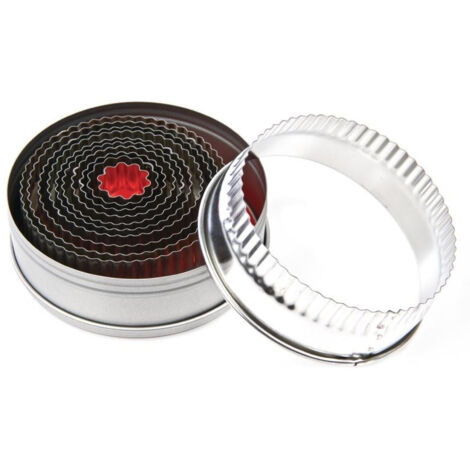 Emporte-Pièce Ronds Cannelés Lot de 11 - Vogue