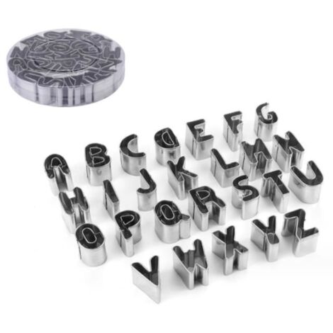 Emporte-pièces - Non spécifié - 26 PCS - Acier inoxydable - Compatible lave-vaisselle - 12x12x2.5cm