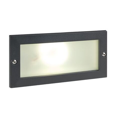 Empotrable abierto 10W Led 4000K linea escape negro