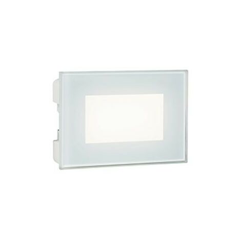 Empotrable Cristal 3W Led 3000K blanco linea enchufe