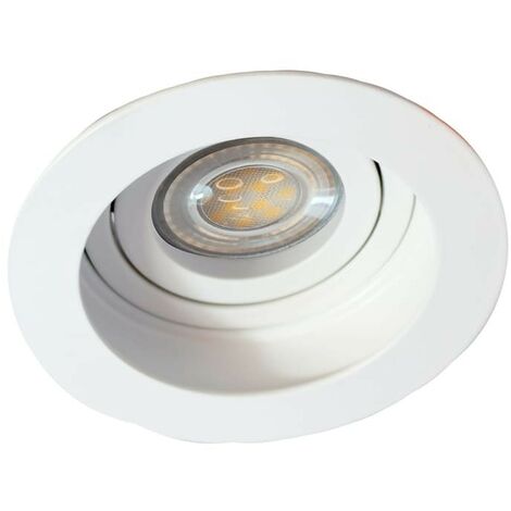 Empotrable de techo Akrah Redondo  Blanco