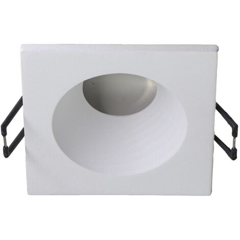 Empotrable de techo cuadrado blanco GU10 PAR11
