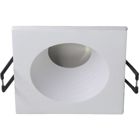 Empotrable de techo cuadrado blanco GU10 PAR11