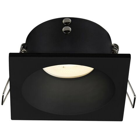 Empotrable de techo fijo Alhambra Cuadrado Negro IP65