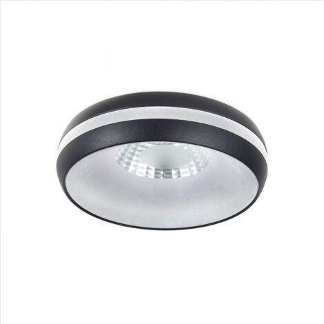 Empotrable de techo LED para baños Dalai (6W) Negro