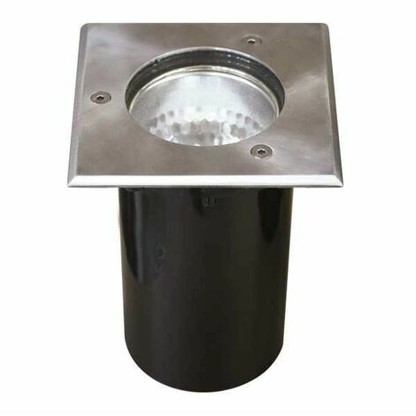 Empotrable Exterior Bigorne Quad. 1xe27 Niquel 21X15X10,5 cm. Ip65