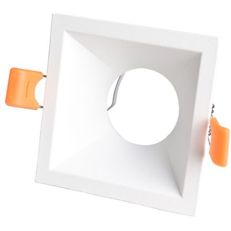 Empotrable fijo cuadrado Living blanco