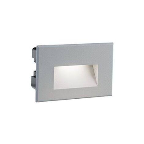 Empotrable Liso 3W Led 3000K aluminio enchufable linea