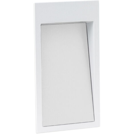 Empotrable pared DAIN IP66 LED SMD 4.50W 500lm(225lm) CRI80 3000K 53º Blanco